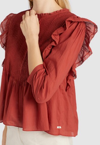 khujo Blouse 'Halia' in Rood: voorkant