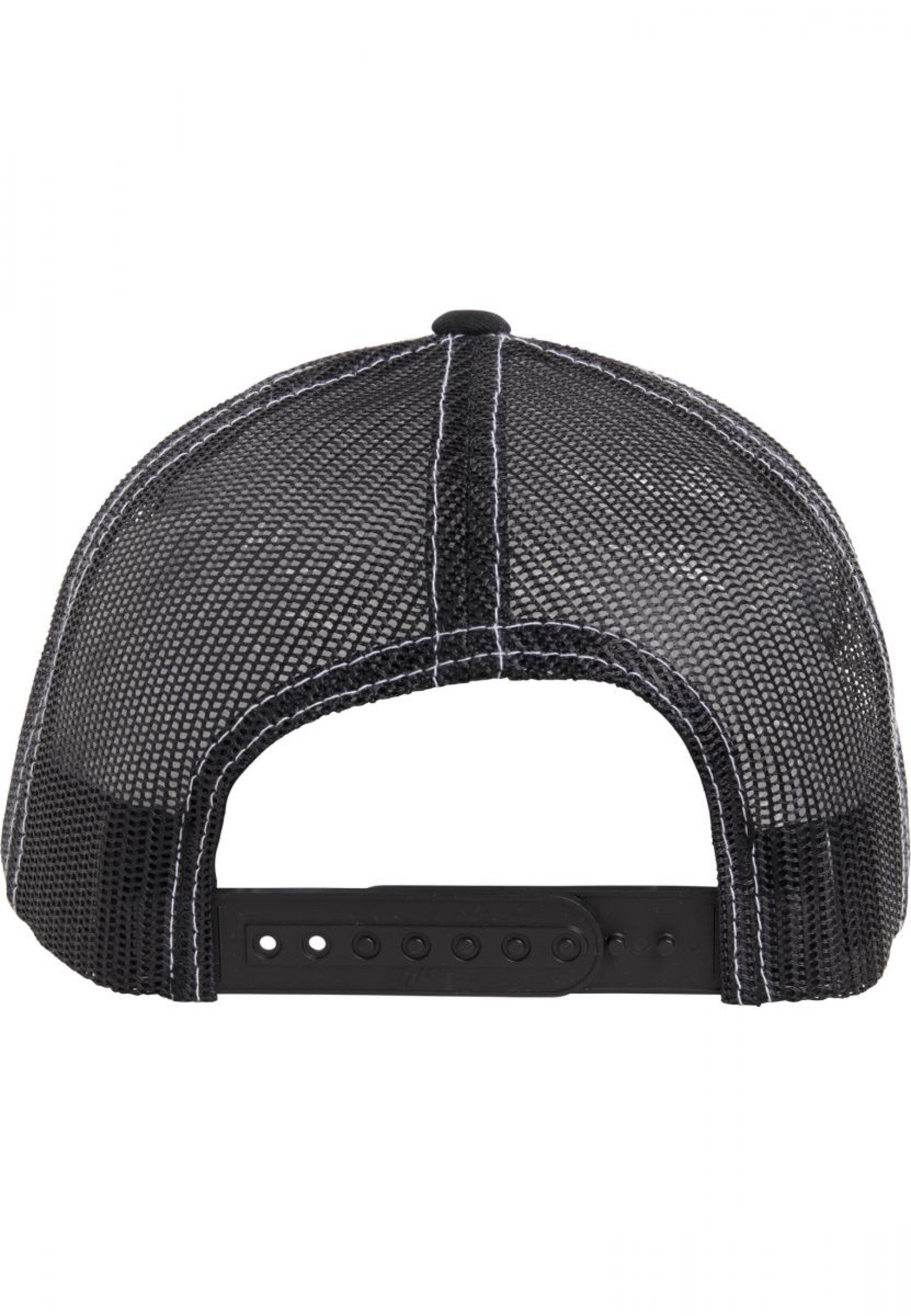 Cappello da baseball 'Checkerboard Retro Trucker' di Flexfit in nero