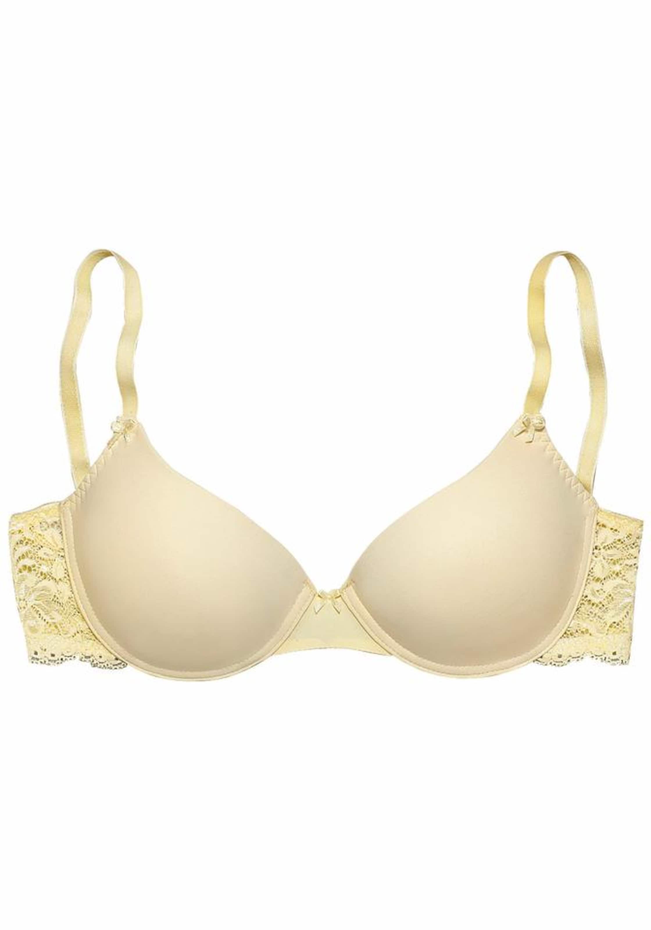 NUANCE Бюстгальтер в Желтый: спереди