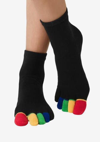 SYMPATICO Zehensocken in Schwarz