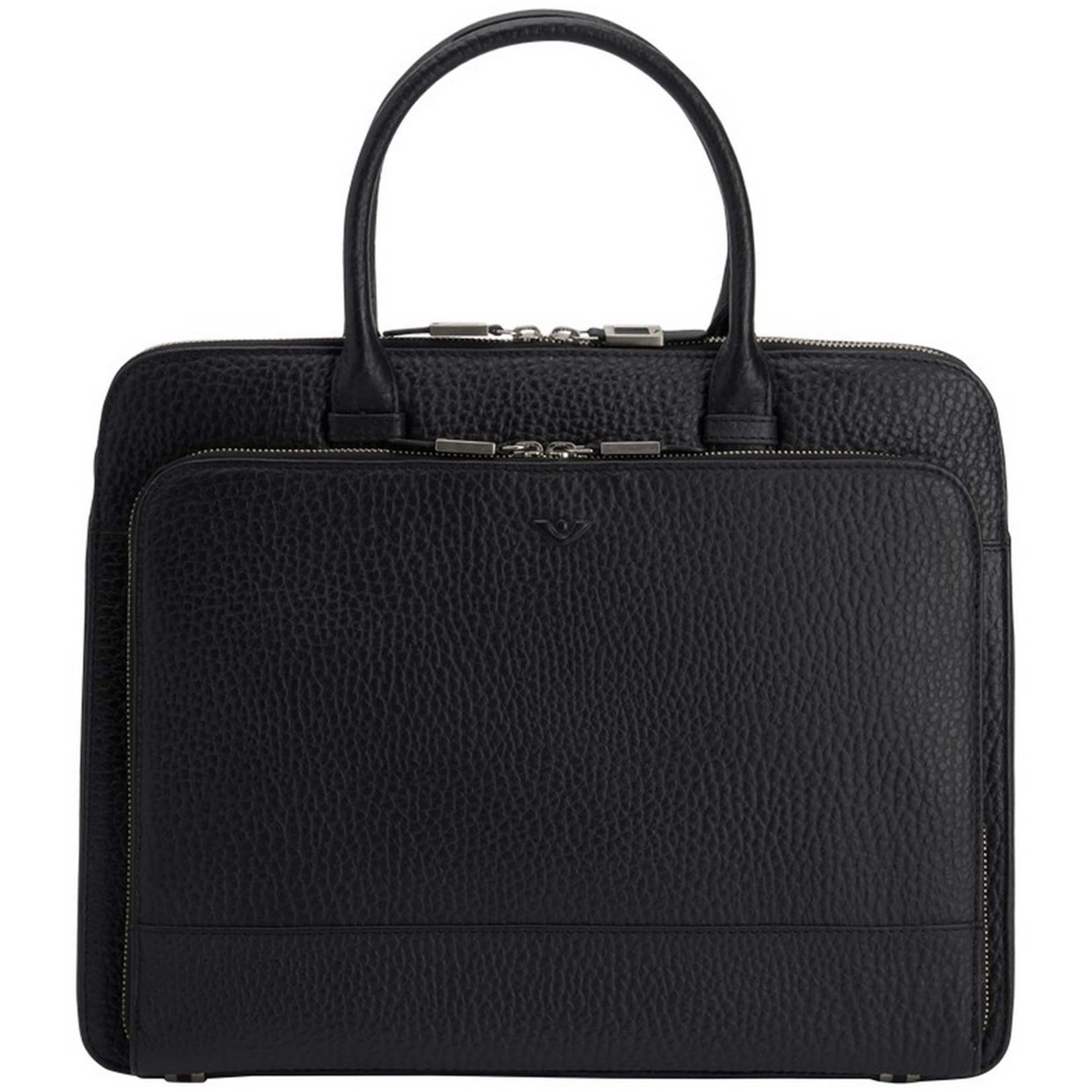 VOi Handtasche 'Hirsch Danielle' 39 cm in Schwarz: Vorderseite
