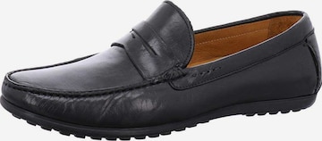 FRETZ MEN Moccasins in Black: front