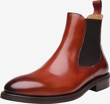 SHOEPASSION Chelsea Boots 'No. 6814' in Brown: front