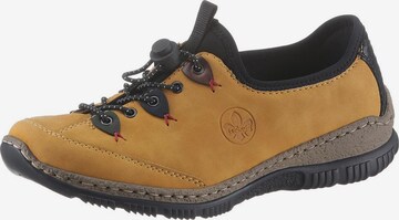 Rieker Athletic Lace-Up Shoes in Yellow: front