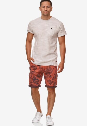 INDICODE JEANS Regular Shorts 'Albert' in Orange