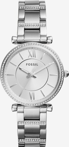 FOSSIL Аналогов часовник 'Carlie' в сребърно: отпред