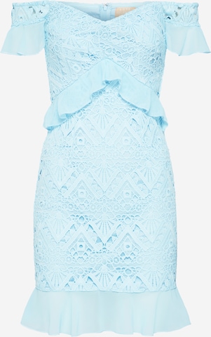 Love Triangle Summer Dress 'The Skies' in Blue: front