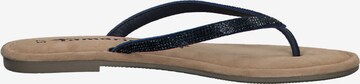 TAMARIS Teenslipper in Blauw