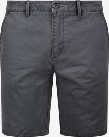 !Solid Regular Chino Pants 'Pinhel' in Grey: front