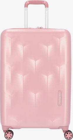 Hedgren Trolley 'Edge Carve' in Pink: predná strana