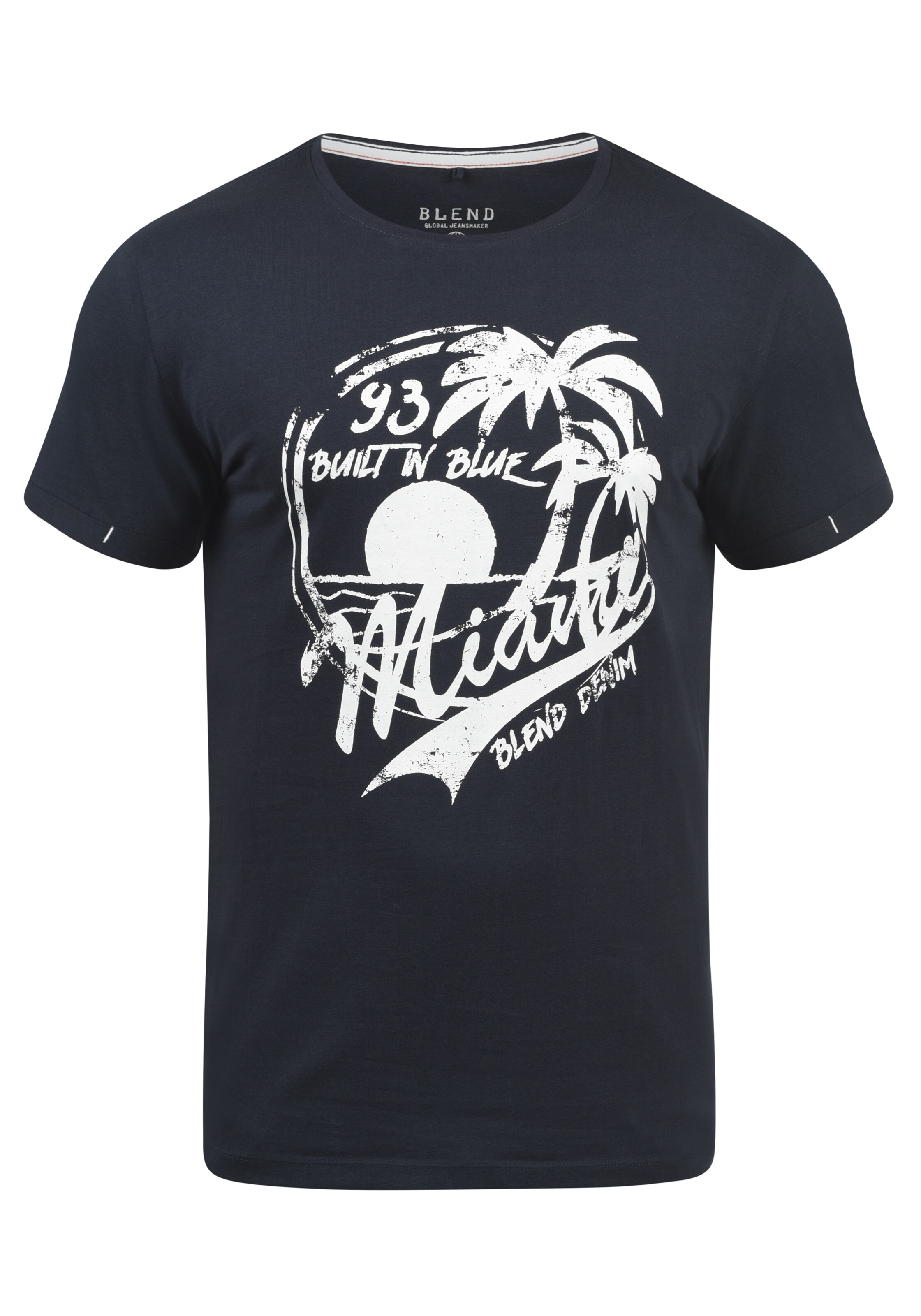 BLEND - Camiseta 'PERRY' en azul: frente