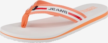 Tommy Jeans Teenslipper 'Sea' in Oranje: voorkant