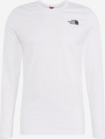 THE NORTH FACE Shirt 'Easy' in Wit: voorkant