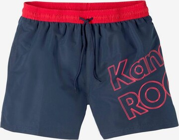 KangaROOS Board Shorts in Blue: front