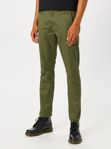 Slimfit Pantaloni chino 'Alpha Original' di Dockers in verde: frontale