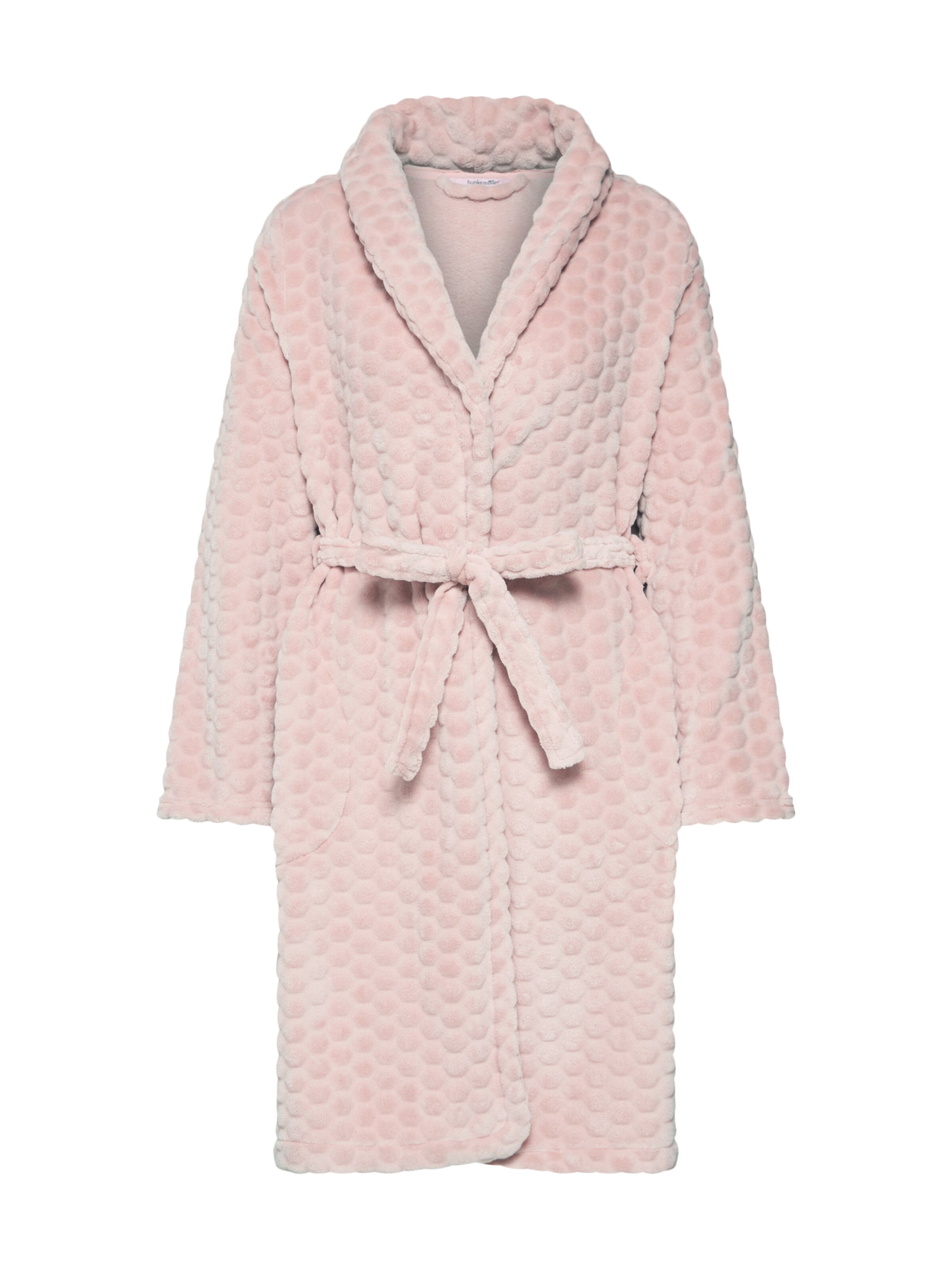 Hunkemöller - Badjas kort 'Honeycomb' in de kleur Rosa