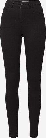 Skinny Jeans di PIECES in nero: frontale