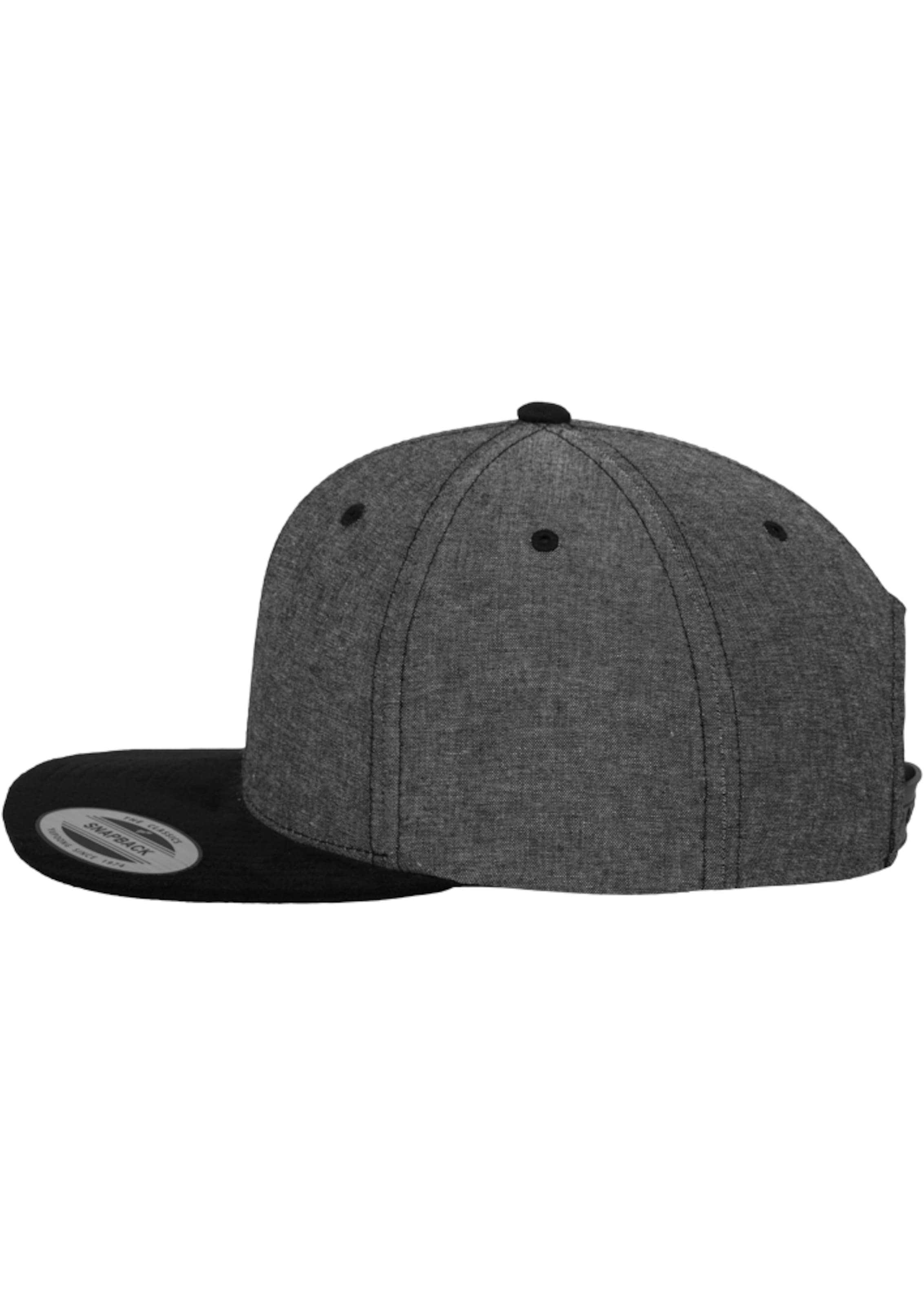 Casquette 'Chambray-Suede' Flexfit en gris