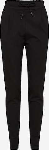 VERO MODA Zúžený Kalhoty se sklady v pase 'Eva' – černá: přední strana