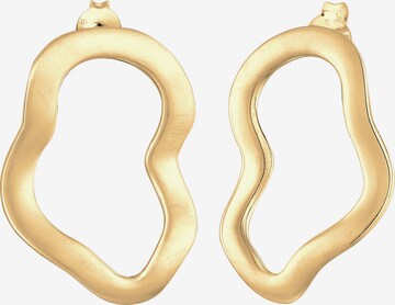 Boucles d'oreilles 'Organic' ELLI en or : devant