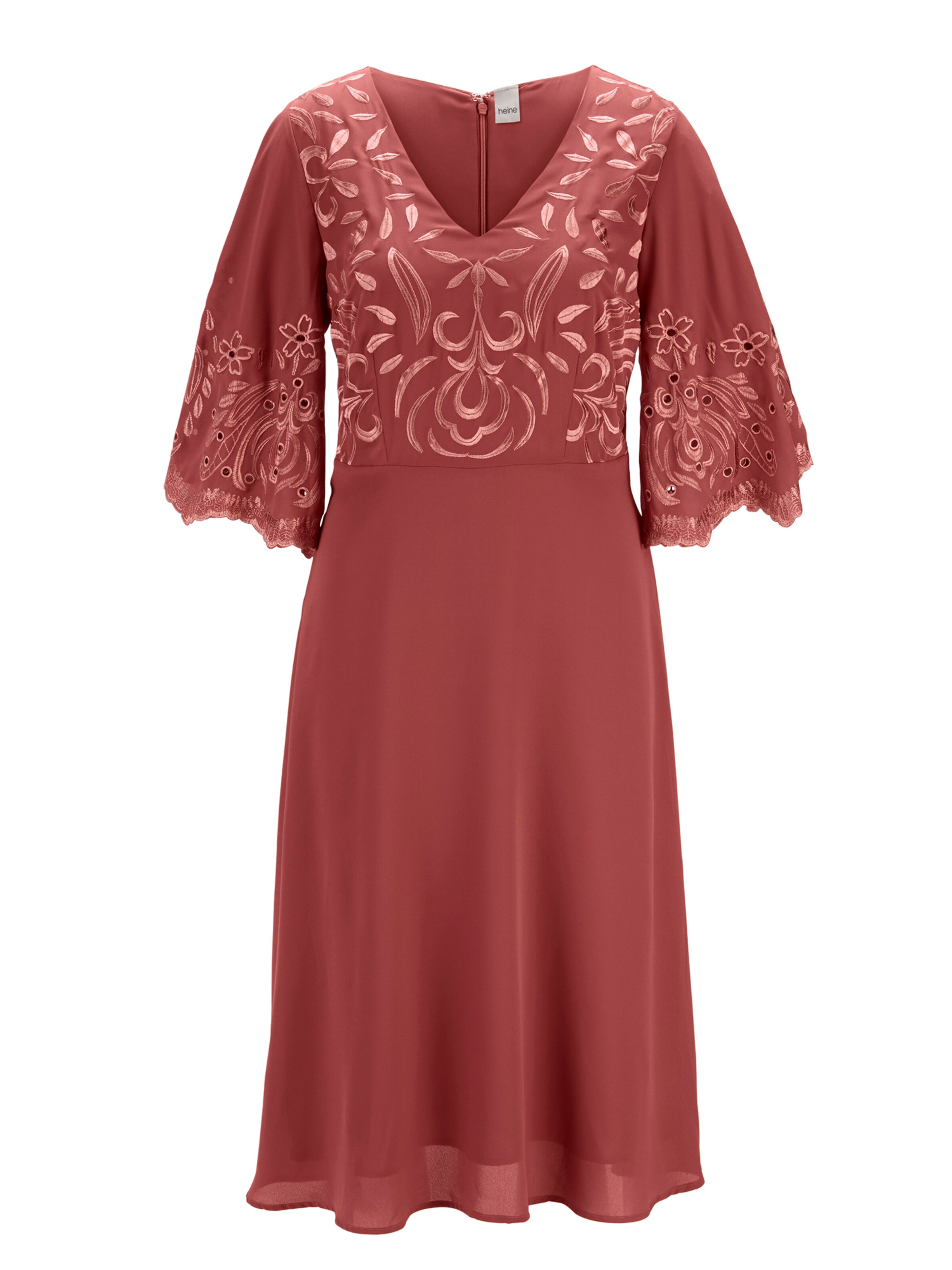 heine - Jurk in de kleur Roestrood