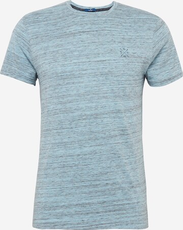 TOM TAILOR T-Shirt 'Crew' in Blau: predná strana