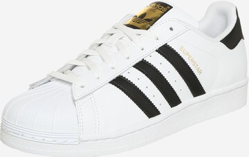 Sneaker bassa 'Superstar' di ADIDAS ORIGINALS in bianco: frontale