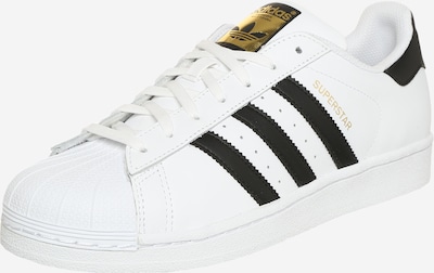 ADIDAS ORIGINALS Baskets basses 'Superstar' en noir / blanc, Vue avec produit