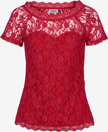 heine Shirt in Rood: voorkant