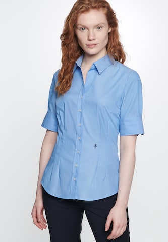 SEIDENSTICKER - Blusa 'Schwarze Rose' en azul: frente