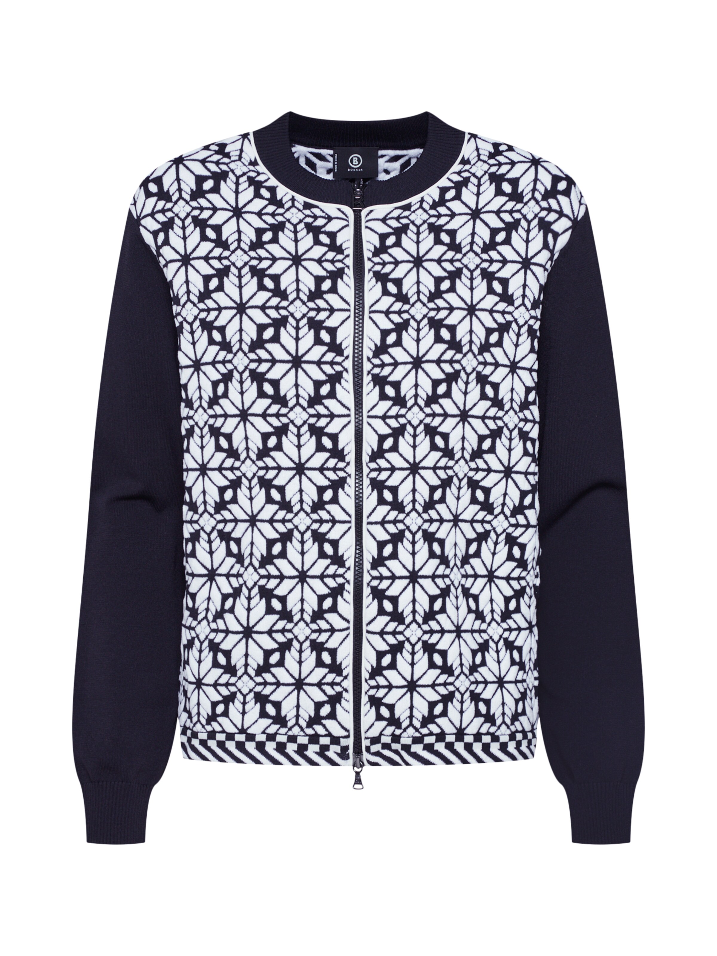 BOGNER - Gebreid vest 'Cada' in de kleur Zwart