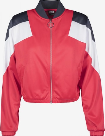 Veste mi-saison Urban Classics en rouge : devant