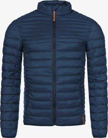 INDICODE JEANS Steppjacke 'Islington' in Blau: predná strana