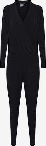 ICHI Jumpsuit 'Lima Ju' in Zwart: voorkant