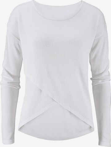 LASCANA Sweater in White: front