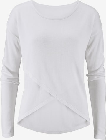 LASCANA Sweater in White: front