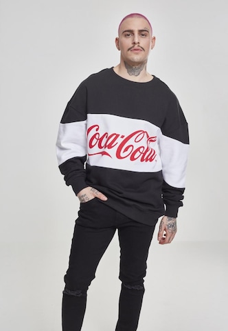Mister Tee Sweatshirt 'Coca Cola' in Schwarz: predná strana
