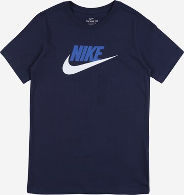 Nike Sportswear - Camisola 'Futura' em azul: frente