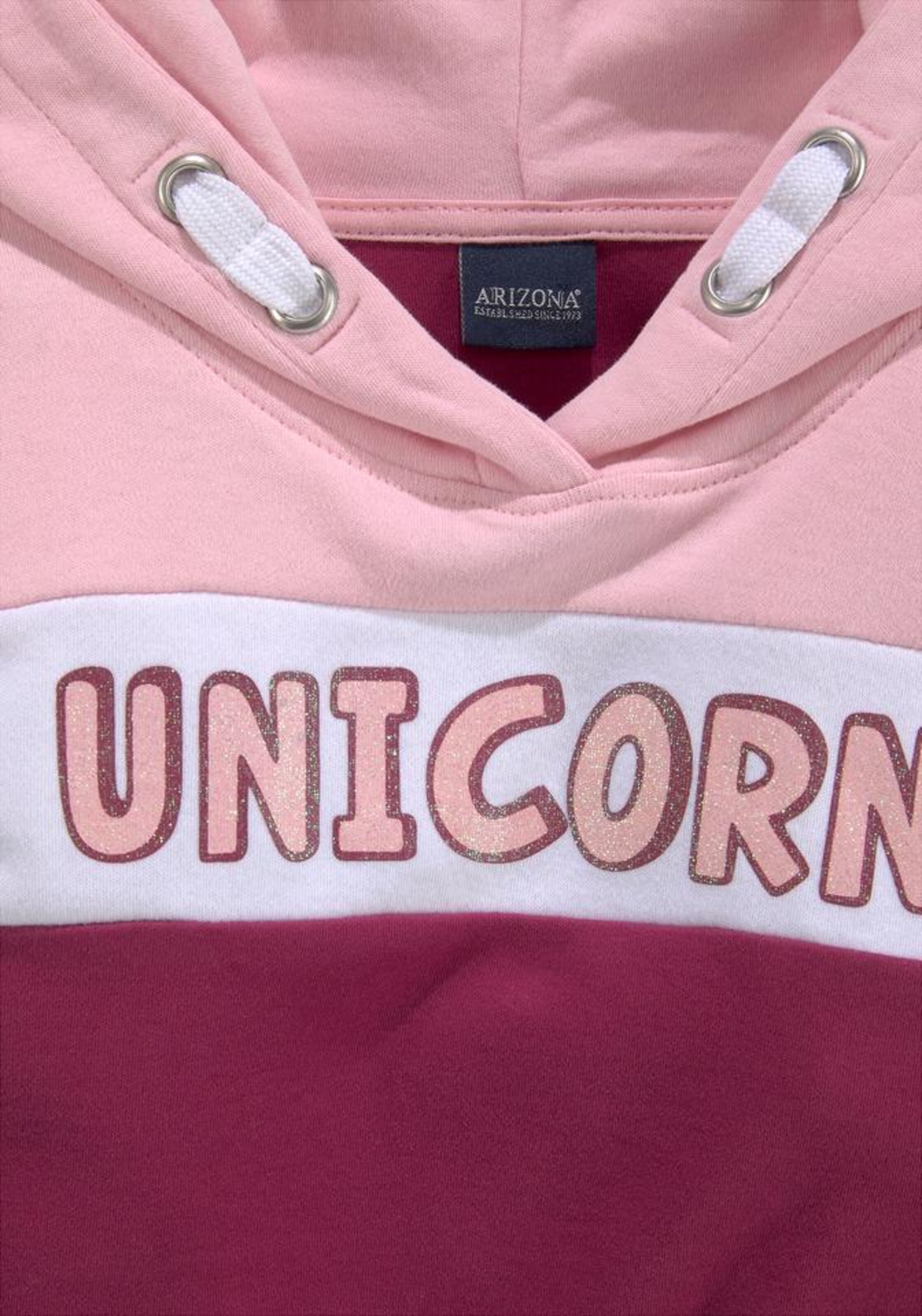 ARIZONA Sweatshirt 'UNICORN' in Red