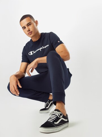 Champion Authentic Athletic Apparel Regular fit Μπλουζάκι σε μπλε