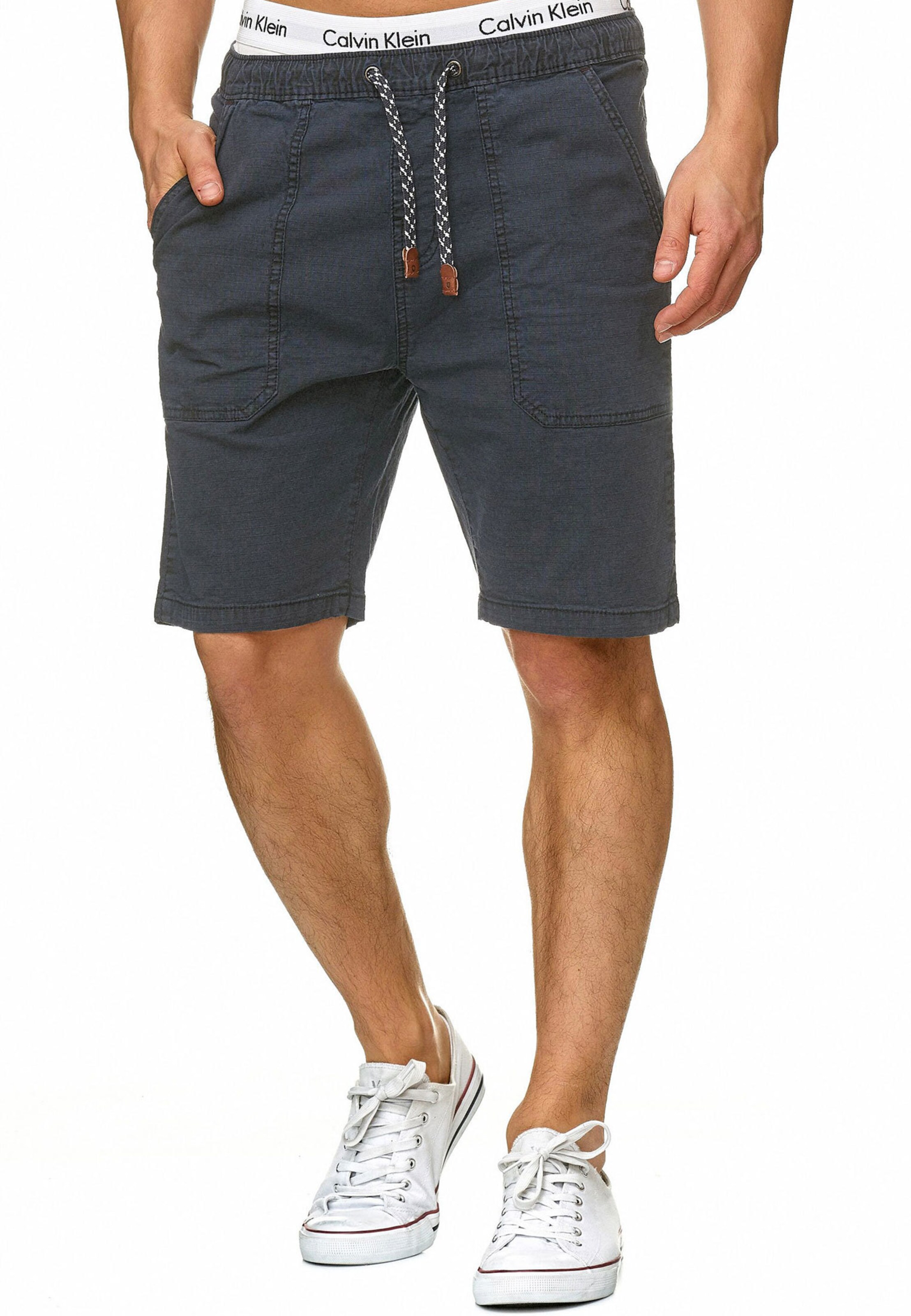 INDICODE JEANS Regular Broek 'Stoufville' in Blauw: voorkant