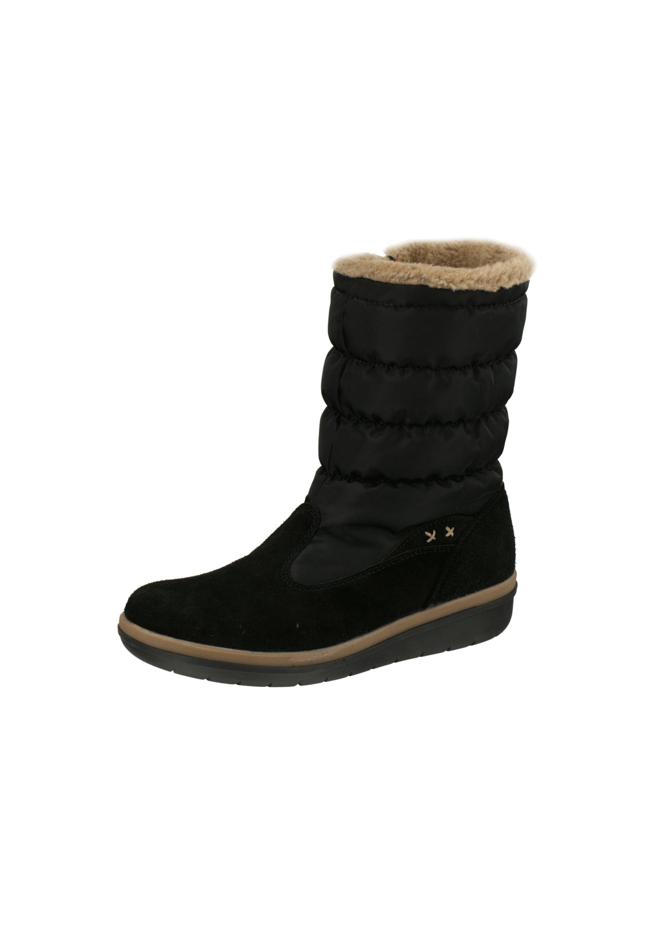 Natural Feet - Snowboots 'Aneira' in de kleur Zwart