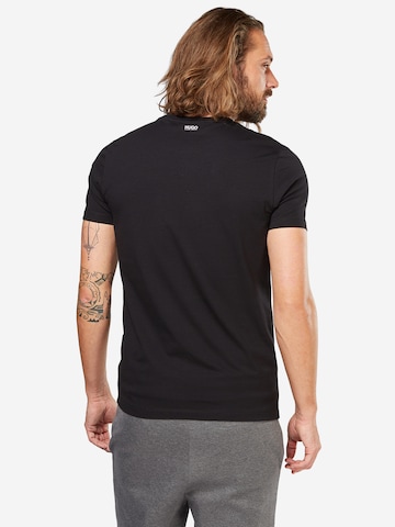 HUGO Red Shirt 'Round' in Black: back