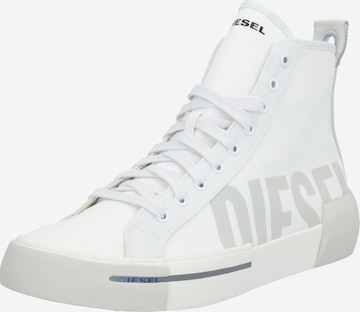 DIESEL Sneakers hoog 'S-Dese' in Wit: voorkant
