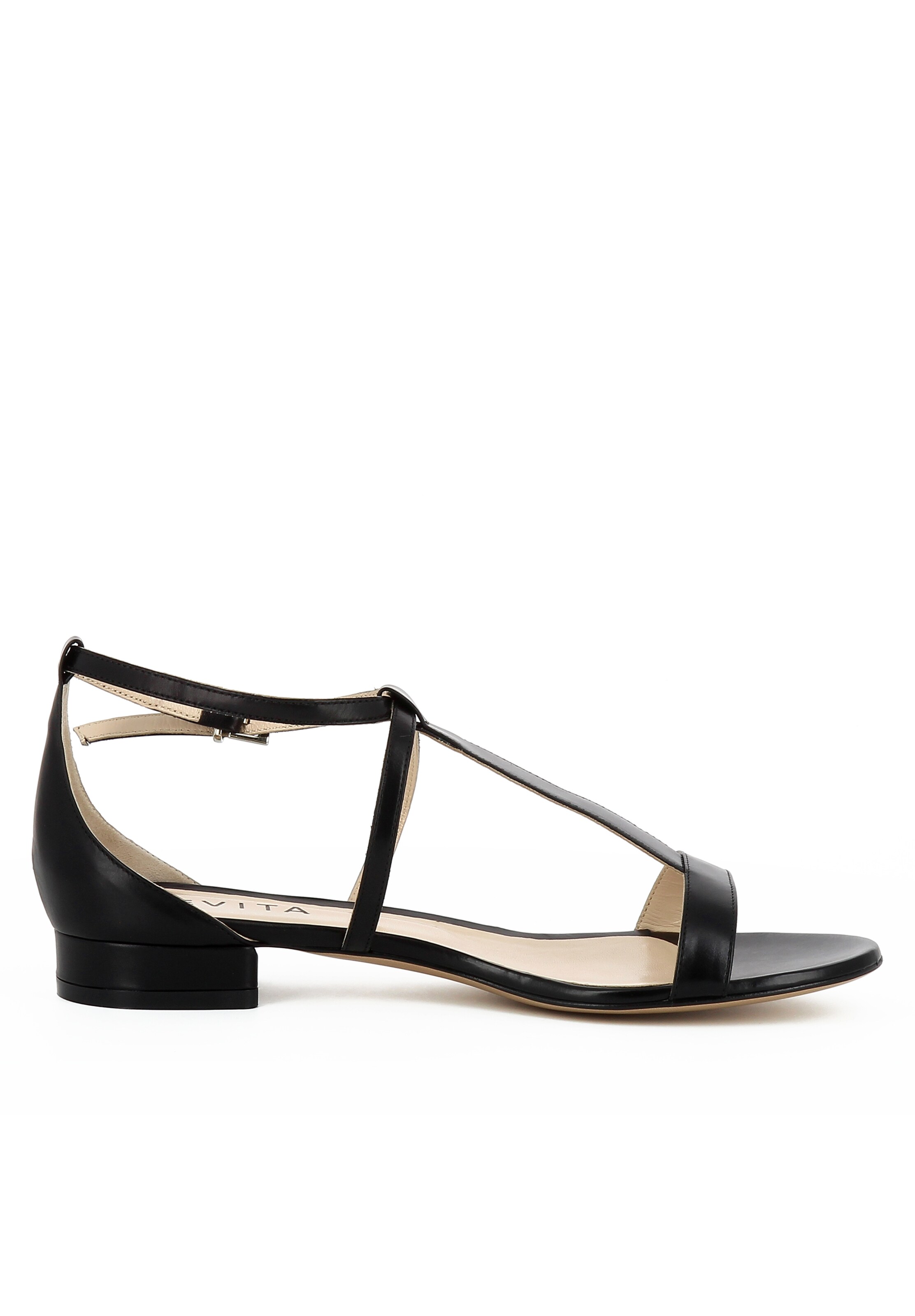 EVITA Sandalen met riem 'Salvina' in Zwart