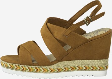 MARCO TOZZI Strap Sandals in Brown