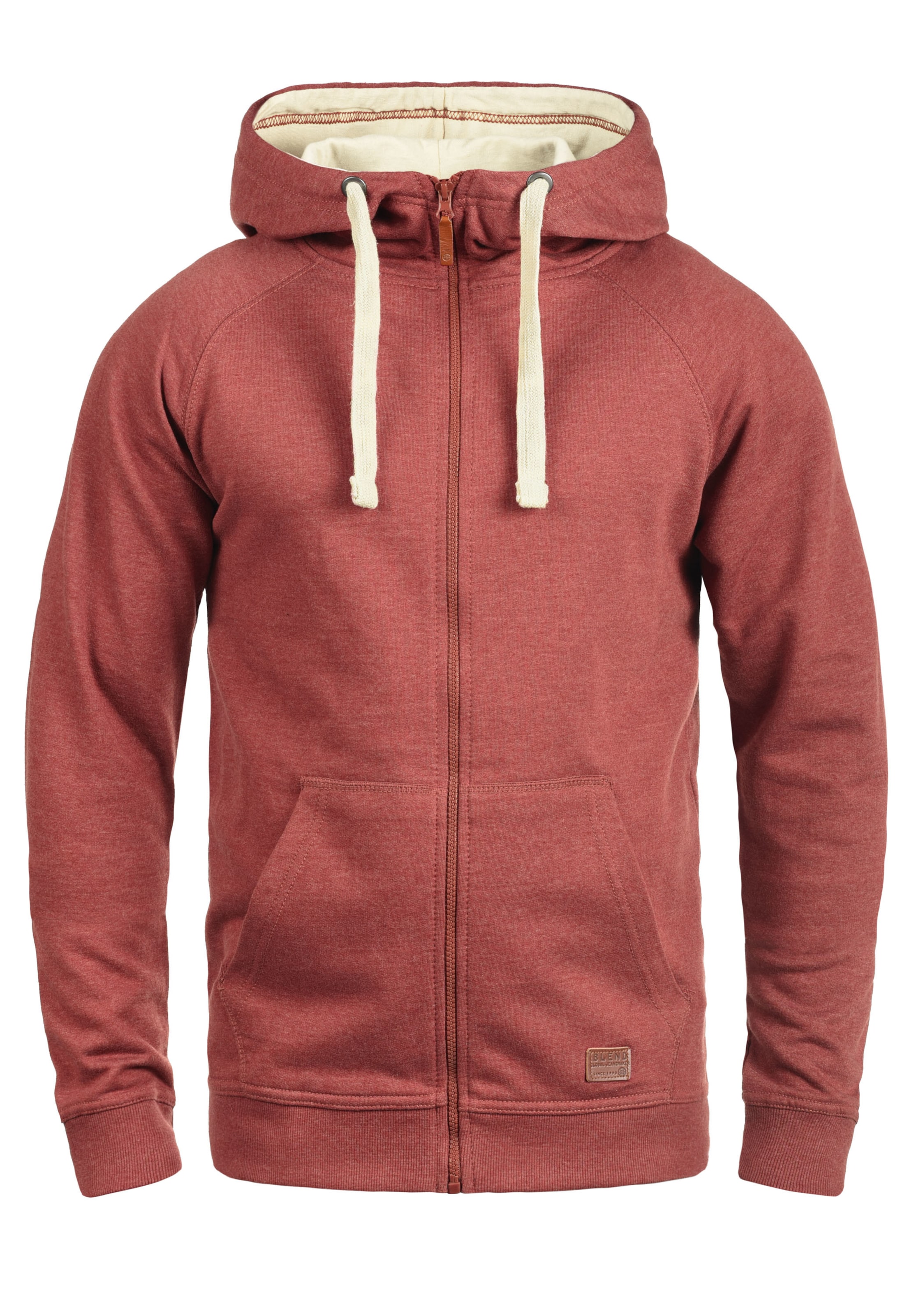 BLEND Sweatjacke 'Speedy' in Rot: Vorderseite