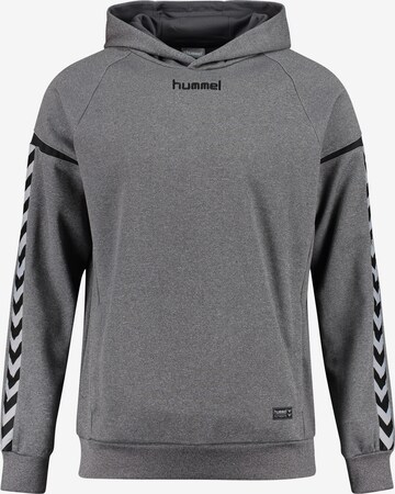 Hummel Sportsweatshirt 'Authentic Charge' in Grau: predná strana