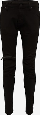 G-Star RAW Slimfit Jeans in Zwart: voorkant