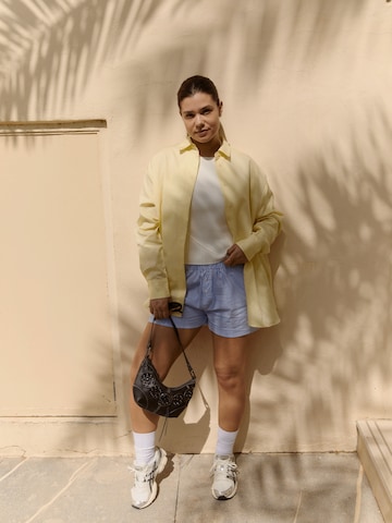 Comfy Yellow Blue Pastel Look by ASICS